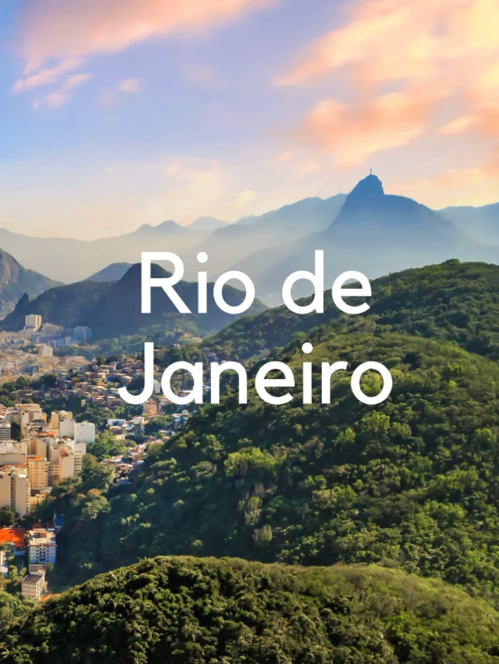 Portada del libro decorativo Rio de Janeiro, Brazil, de la serie Travel, para mesa de centro